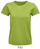 Camiseta Organica Pioneer Mujer Sols - Color Verde Manzana